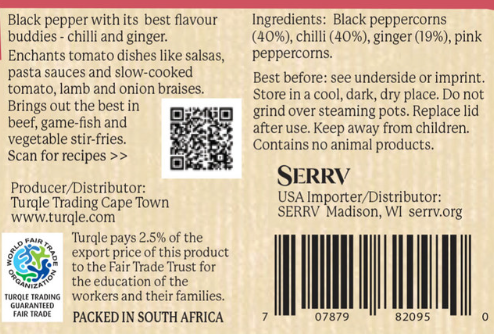 SOUTH AFRICAN CHILLI & GINGER PEPPER
