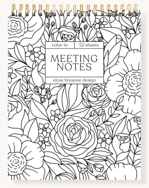 ELYSE BREANNE DESIGNS - MEETING NOTES NOTEPAD