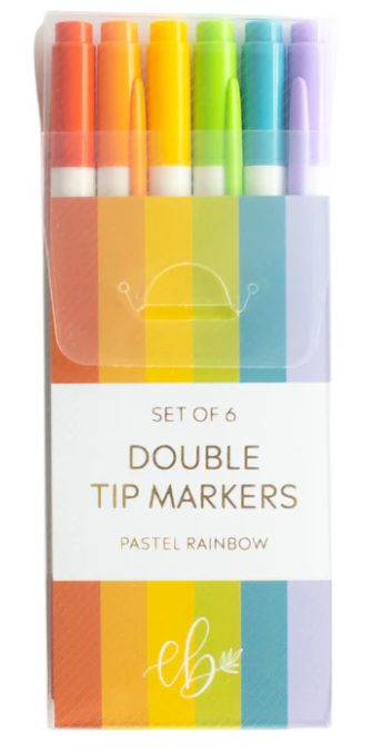 ELYSE BREANNE DESIGNS - DOUBLE TIP HIGHLIGHTER MARKERS AND GEL PENS