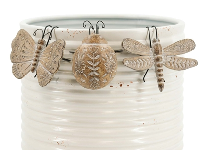 RESIN BUG PLANTER RIM HANGERS - ASSORTED