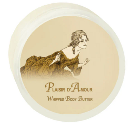 PLAISIR D'AMOUR ARGAN OIL WHIPPED BODY BUTTER 8oz.