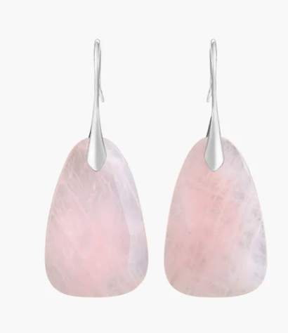 CAPE DIABLO - EARRINGS - ROSE QUARTZ PROTECTION DROP