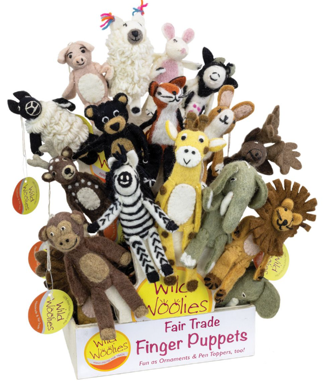 dZi HANDMADE - FINGER PUPPETS - ASSORTED