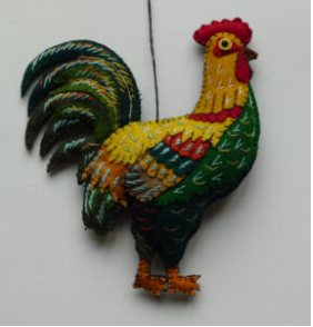 FELTED 8" ROOSTER