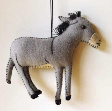 FELTED DONKEY - 4.5"