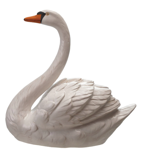 STONEWARE SWAN - ASSORTED