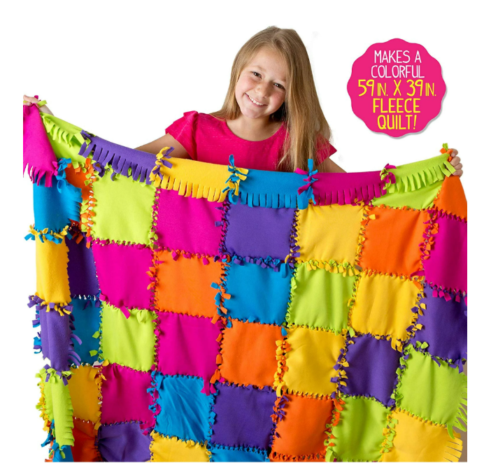 MADE BY ME KIDS ARTS & CRAFTS KIT - QUILT MAKING
