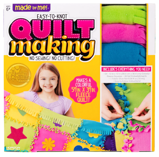 MADE BY ME KIDS ARTS & CRAFTS KIT - QUILT MAKING