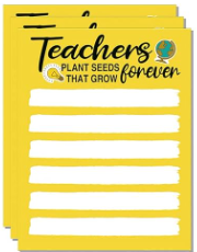 TEACHER APPRECIATION MEMO NOTE PADS - ASSORTED