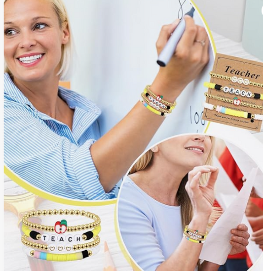 TEACHER APPRECIATION BRACELET GIFT SET
