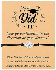GRADUATION ADJUSTABLE COMPASS BRACELET