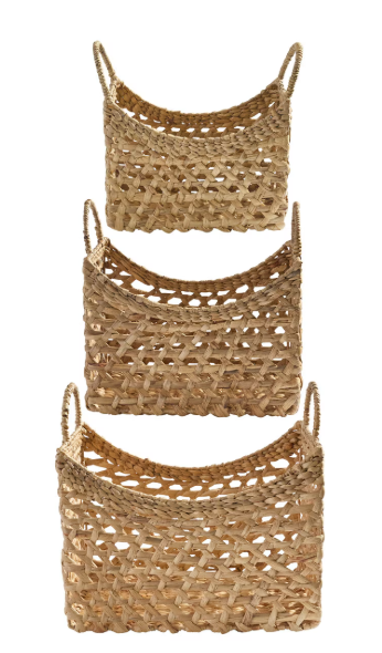 WATER HYACINTH BASKETS - ASSORTED