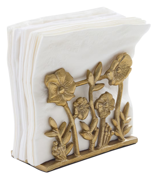BLOOMINGTON NAPKIN HOLDER - BRASS