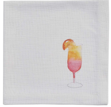 TROPICAL DRINK NAPKIN - ASSORTED