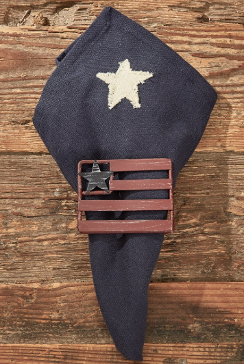 STAR SPANGLED TABLE RUNNER, PLACEMAT AND NAPKINS