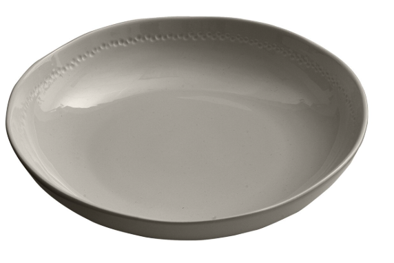 PEYTON SERVEWARE - PLATTER & BOWL - STONE