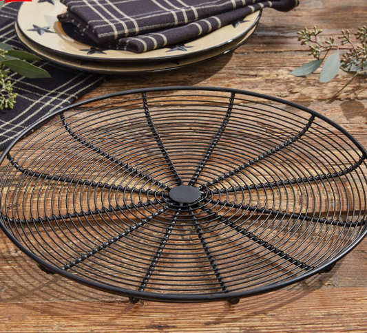 BLACK WIRE PLATE CHARGER