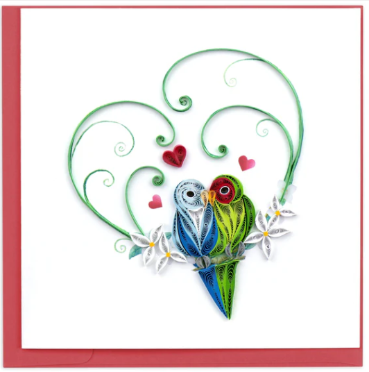 QUILLING CARD GREETING CARDS - ASSORTED (BLANK INSIDE)