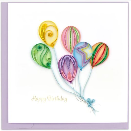 QUILLING CARD GREETING CARDS - ASSORTED (BLANK INSIDE)