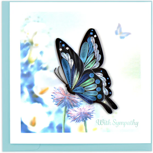 QUILLING CARD GREETING CARDS - ASSORTED (BLANK INSIDE)