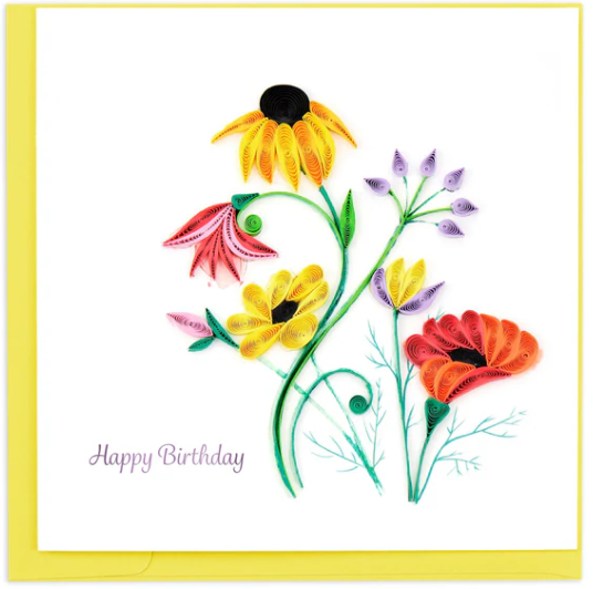 QUILLING CARD GREETING CARDS - ASSORTED (BLANK INSIDE)