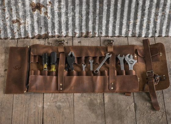 LEATHER TOOL ROLL