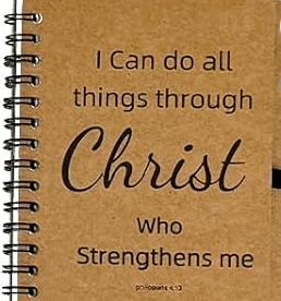 CHRISTIAN INSPIRATION NOTEBOOK JOURNAL W/BAMBOO PEN