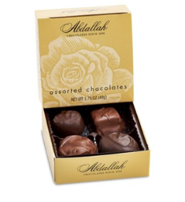ABDALLAH CANDIES - 1.75oz. SAMPLER BOX OF CHOCOLATES - ASSORTED