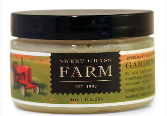 SWEET GRASS FARM GARDENER'S MUSCLE BALM - 4oz.