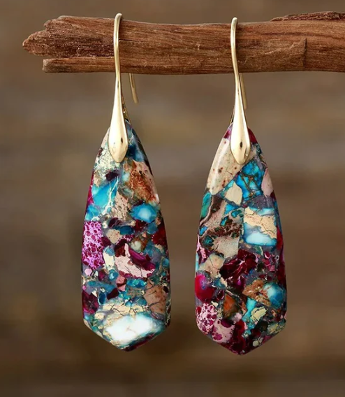 CAPE DIABLO - EARRINGS - CELESTIAL MOSAIC DROP - ASSORTED