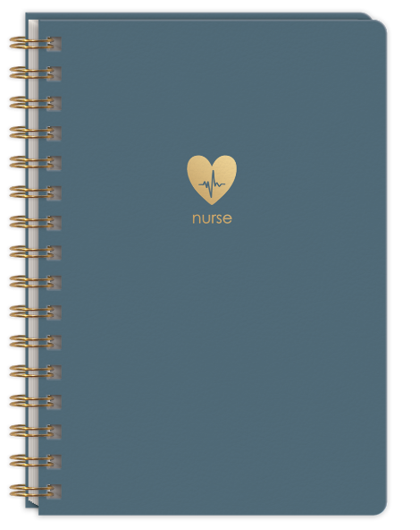 LADY JAYNE NURSE ICON HEART SPIRAL JOURNAL