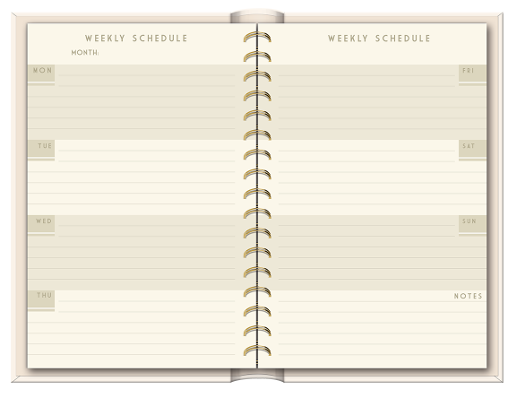 LADY JAYNE FLOWER MARKET WILDFLOWERS UNDATED PLANNER