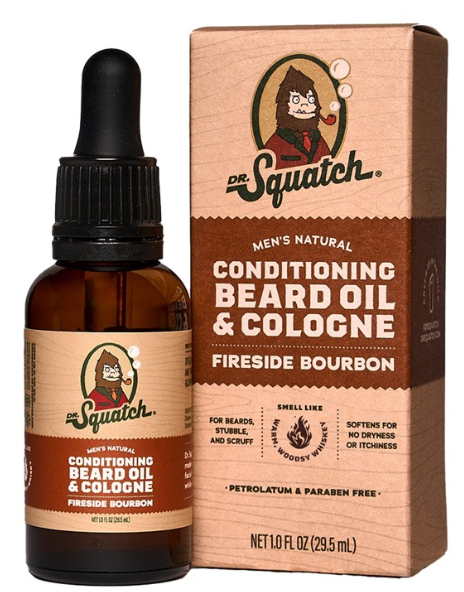 DR SQUATCH CONDITIONING BEARD OIL & COLOGNE - ASSORTED