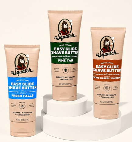 DR SQUATCH EASY GLIDE SHAVE BUTTER - ASSORTED