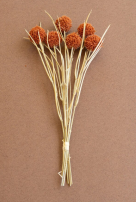 ARTIFICIAL FLORAL -ORANGE BALLS