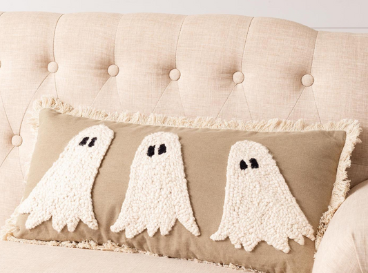 HALLOWEEN GHOST LUMBAR PILLOW