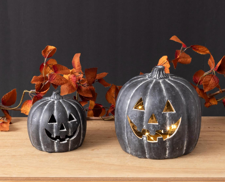 HALLOWEEN BLACK PUMPKINS - ASSORTED