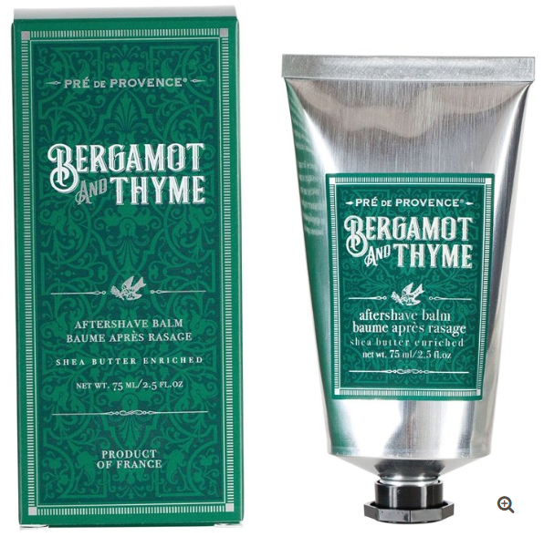 BERGAMOT & THYME - 75ML MEN'S AFTER SHAVE BALM W/SHEA BUTTER