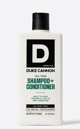 DUKE CANNON SUPPLY CO. 2-IN-1 HAIR WASH AND CONDITIONER - ASSORTED