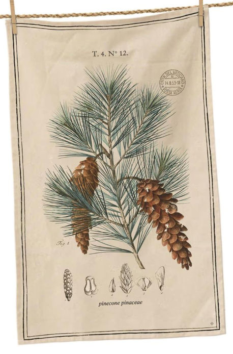 WINTER BOTANICAL TEA TOWELS - ASSORTED