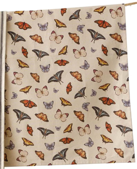 WATERCOLOR BUTTERFLY TEA TOWELS - ASSORTED