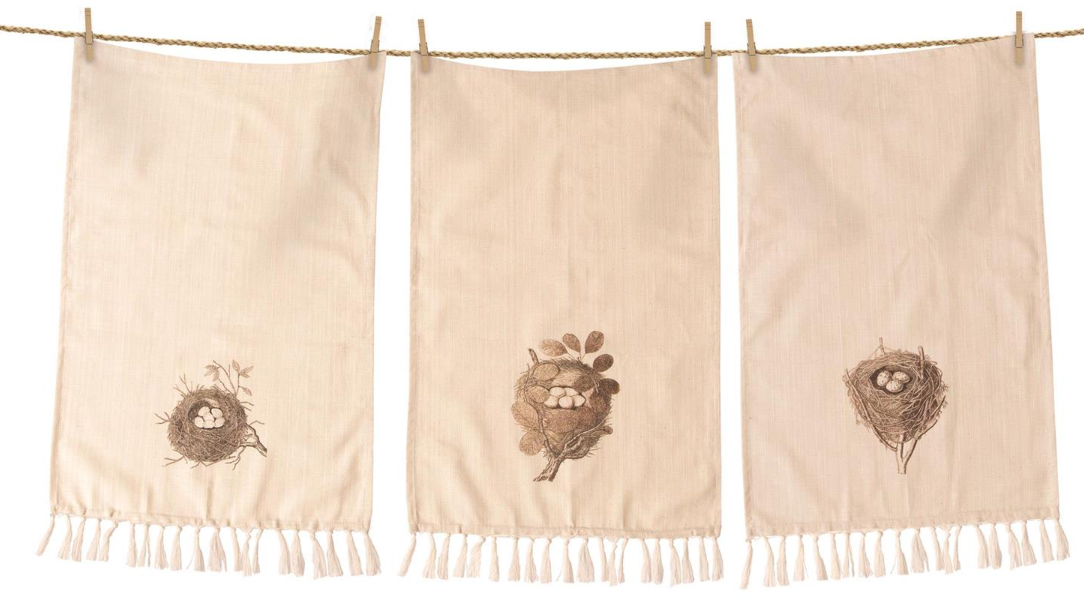 SEPIA NESTS TEA TOWELS - ASSORTED