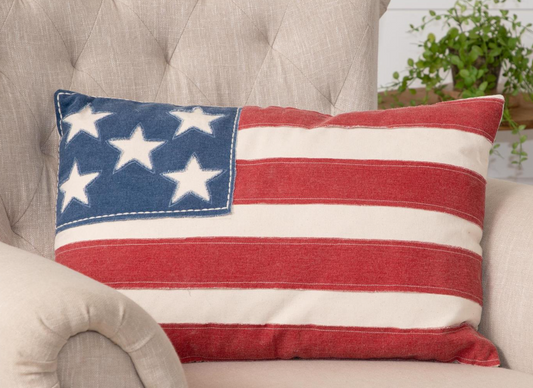 AMERICAN FLAG PILLOW - ASSORTED