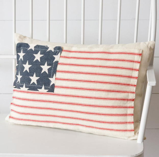 AMERICAN FLAG PILLOW - ASSORTED