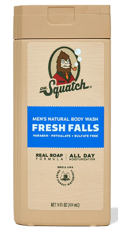 DR. SQUATCH 14oz. BODY WASH - FRESH FALLS