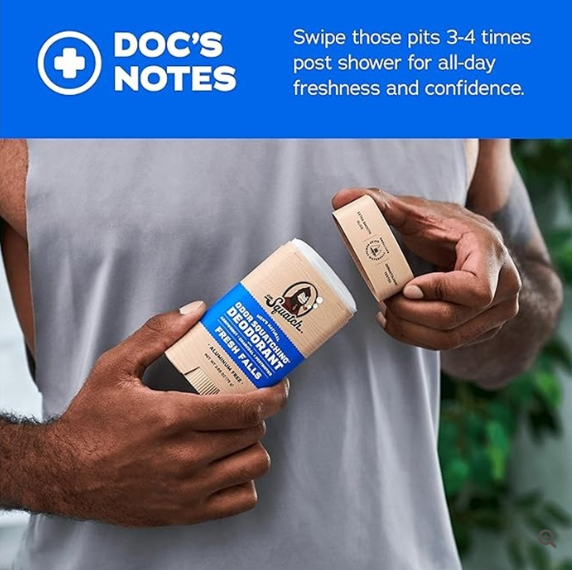 DR SQUATCH FRESH FALLS DEODORANT