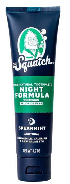 DR SQUATCH SOOTHING SPEARMINT NIGHT TOOTHPASTE