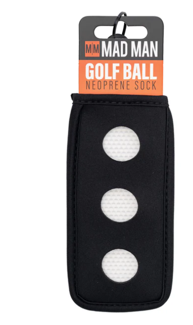 MAD MAN GOLF BALL NEOPRENE SOCK - ASSORTED