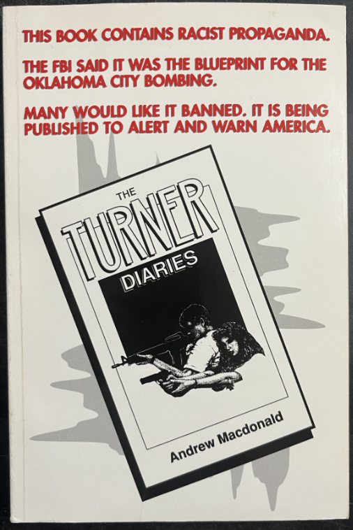 ANDREW MACDONALD "THE TURNER DIARIES" PAPERBACK