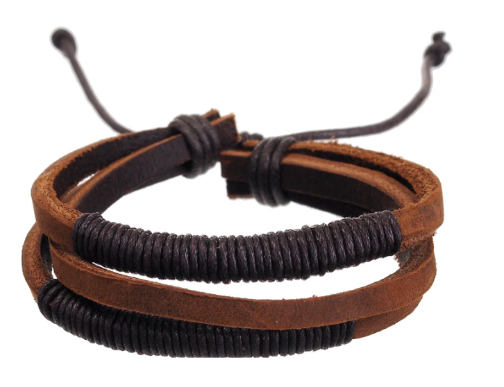 MAD MAN LEATHER BRACELETS - ASSORTED